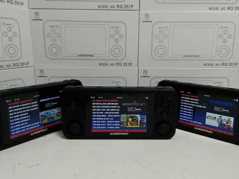 ігрова портативна приставка Anbernic RG351P чорна 64GB Денди PlayStati — фото 6