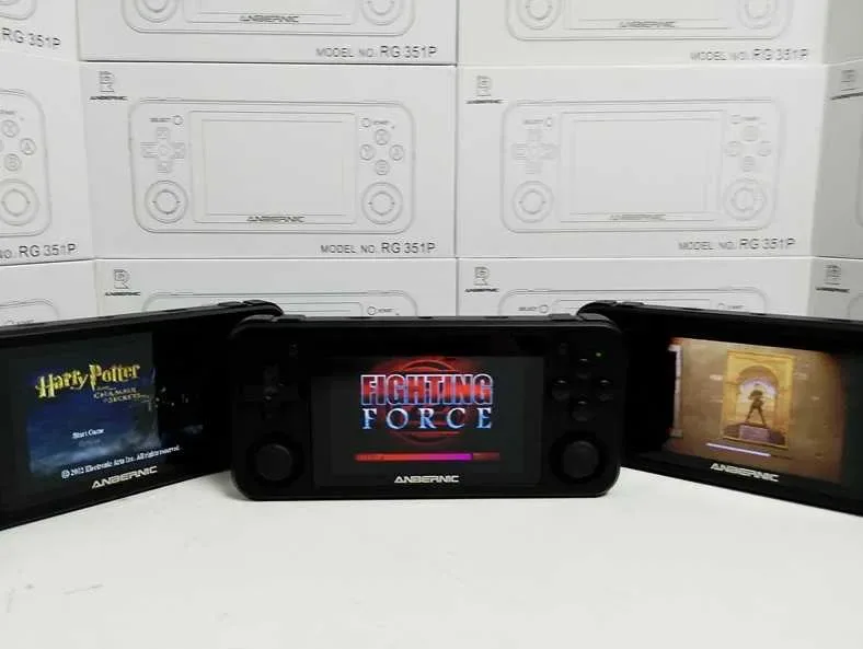 ігрова портативна приставка Anbernic RG351P чорна 64GB Денди PlayStati — фото 8