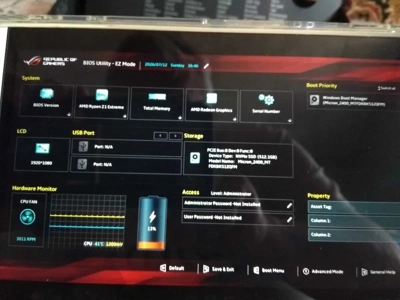 Ігрова приставка ROG Ally Z1 Extreme 512Gb — фото 3