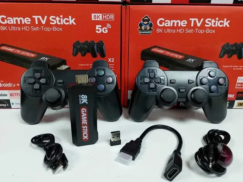 Ігрова ретро приставка + Android TV на 35000 ігор Game TV Плейстейшн 1 — фото 2