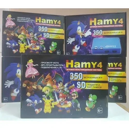 Игровая приставка HAMY 4 350 игр Денди 8 бит Dendy 8 Bit Sega Mega 2 — фото 2