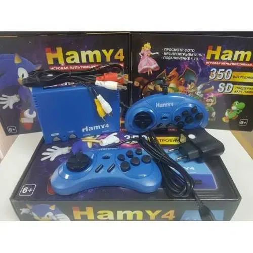 Игровая приставка HAMY 4 350 игр Денди 8 бит Dendy 8 Bit Sega Mega 2 — фото 3