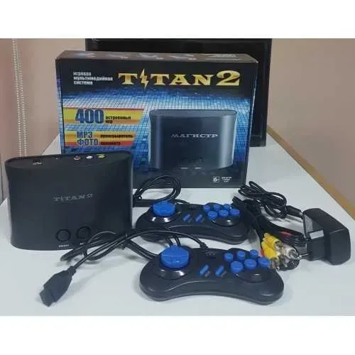 Игровая приставка Титан 2 400 игр Денди Dendy Сега Sega Mega Drive 2 — фото 2
