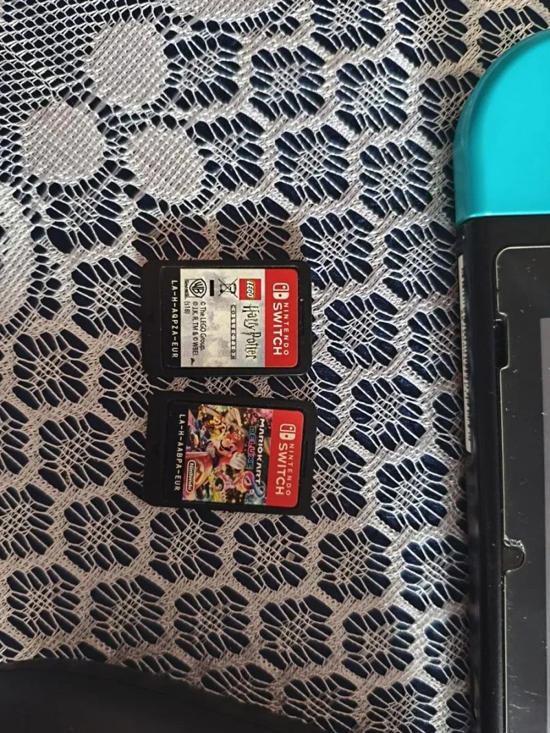 Ігровий комплект Nintendo Switch v2 іграми (Mario Kart + LEGO) та аксесуарами — фото 2