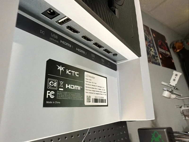 Ігровий монітор KTC H27E6 27" 2560*1440 2k 1440p QHD Fast IPS 320 hz 240 hz HDMI 2.1 display port 1.4 1 ms hdr400 FreeSync G-Sync як lg asus samsung — фото 4