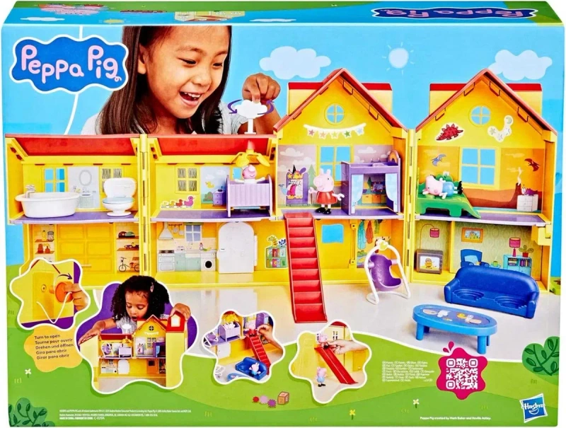 Ігровий набір Peppa Pig Figurines Великий родинний будинок Пеппи (G0508) Peppa s Big Family House — фото 8
