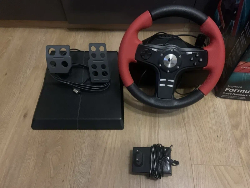 Ігровий руль Logitech Force EX  (thrustmaster) PC/PS відео, тести — фото 2