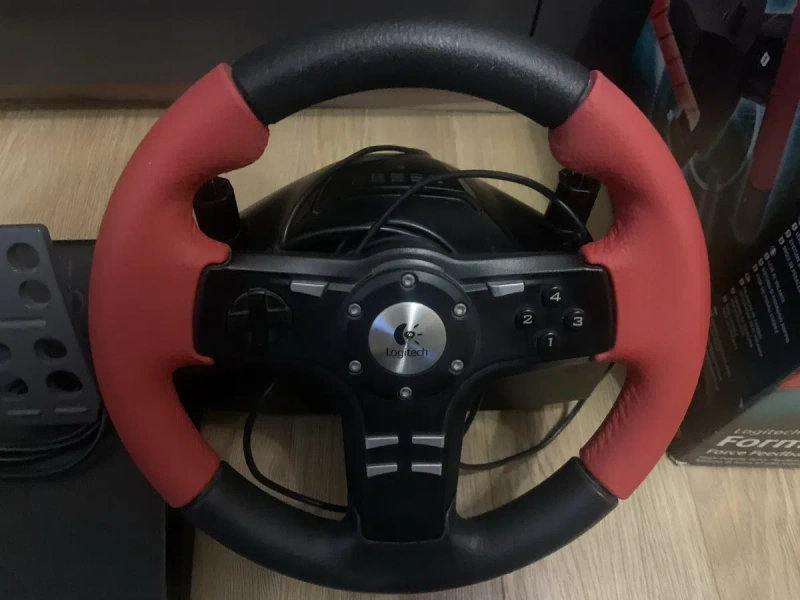 Ігровий руль Logitech Force EX  (thrustmaster) PC/PS відео, тести — фото 3