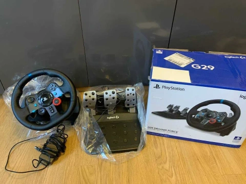 Ігровий руль Logitech G29 PC/PS 3/4/5 (thrustmaster) тести/відео, g923