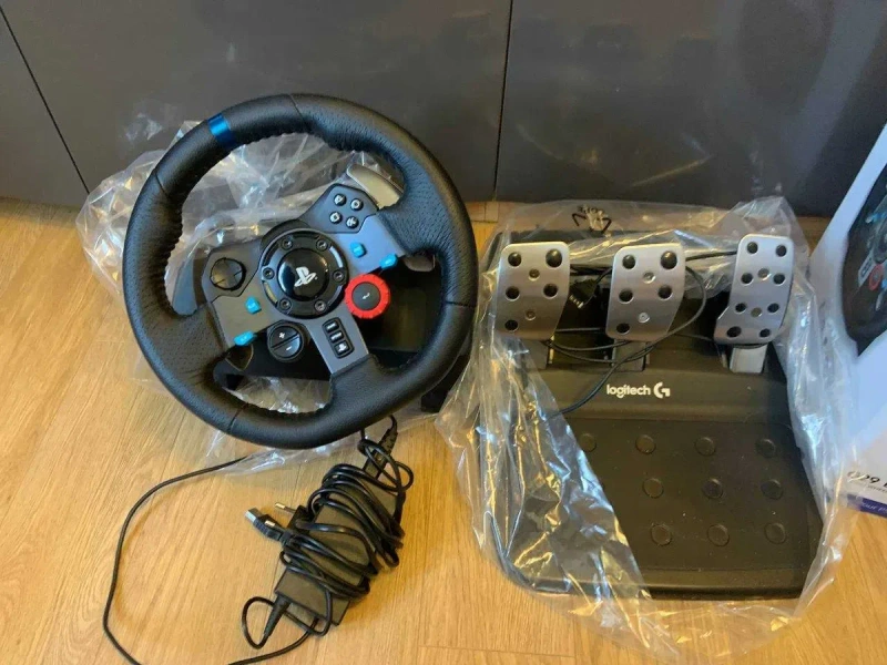 Ігровий руль Logitech G29 PC/PS 3/4/5 (thrustmaster) тести/відео, g923 — фото 2
