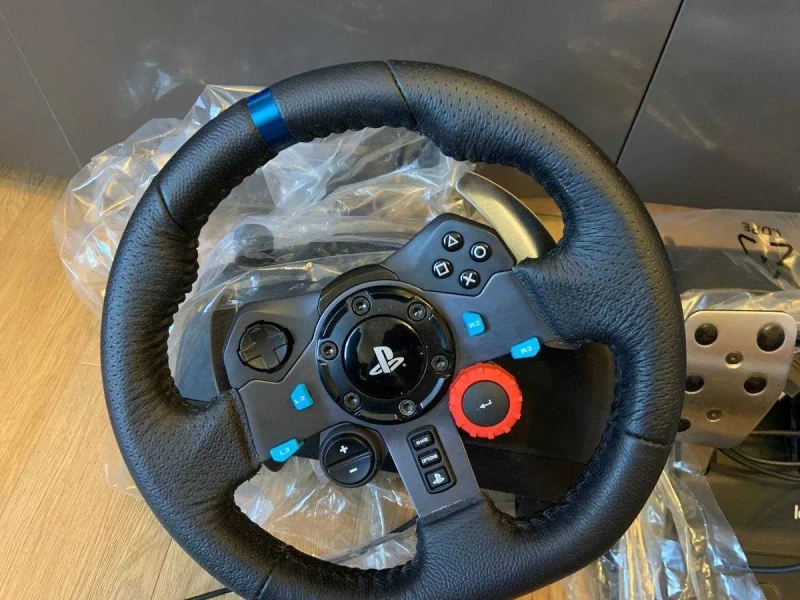 Ігровий руль Logitech G29 PC/PS 3/4/5 (thrustmaster) тести/відео, g923 — фото 3