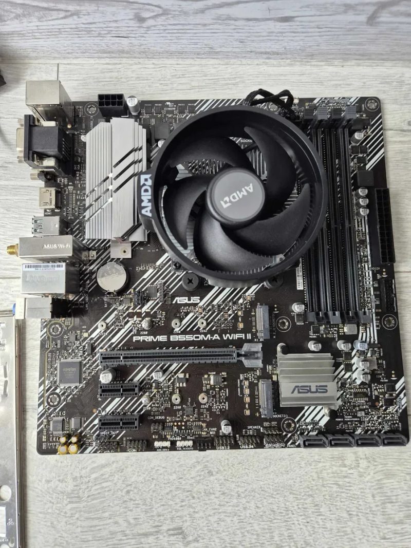 ігровий сет Ryzen 5 5600G 4.4GHz з графікою VEGA + mATX ASUS B550 Wi-Fi. Trade-IN — фото 2