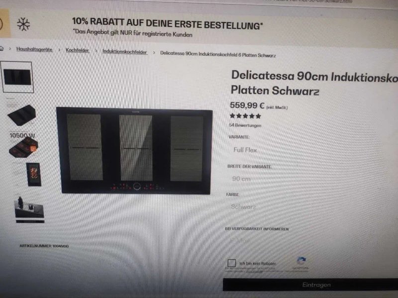 Индукционная плита індукційна поверхня 6зон Klarstein Delicatessa 90cm — фото 7