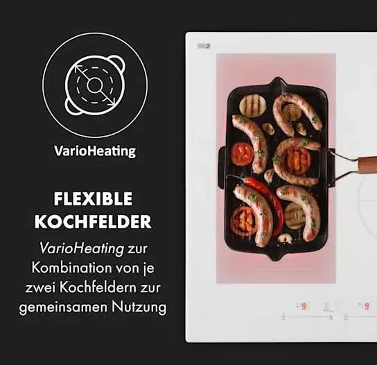 Индукционная плита KLARSTEIN Delicatessa 77 Hybrid .Белая-Черная — фото 6