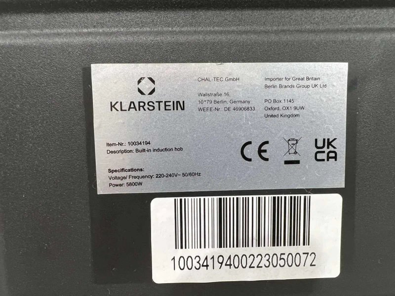 Індукційна плита Индукционная плита 
Klarstein Delicatessa 3 Flex — фото 7