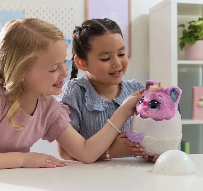 Інтерактивна іграшка паффі в яйці Hatchimal hatch хетчімалс Паффі пафікорн яйцо яйце хатчімалс — фото 3
