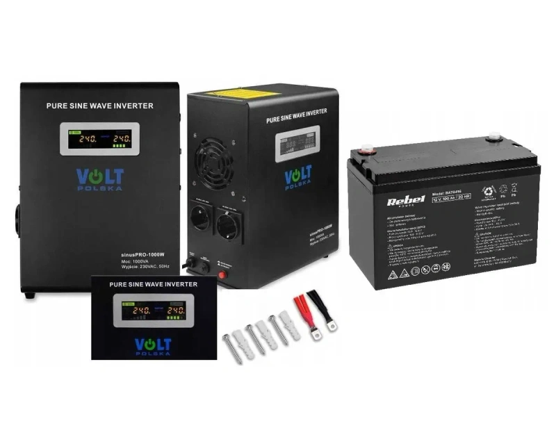 Інвертор 1000W Volt Polska ДЖБ ИБП Безперебійник. Чистий синус. Преобразователь. Инвертор для котла — фото 6