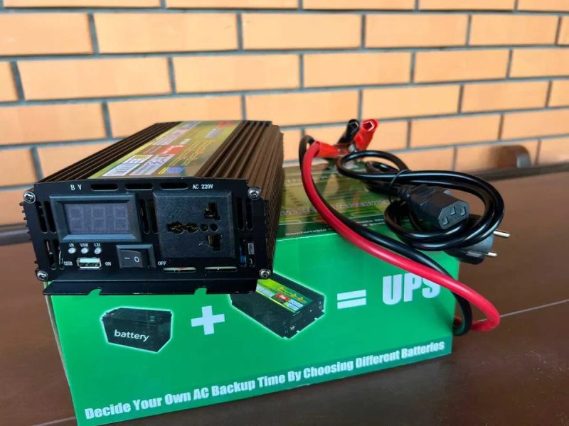 Инвертор 12-220 3200W автономная зарядка аккумулятора Інвертор ИБП ДБЖ — фото 3