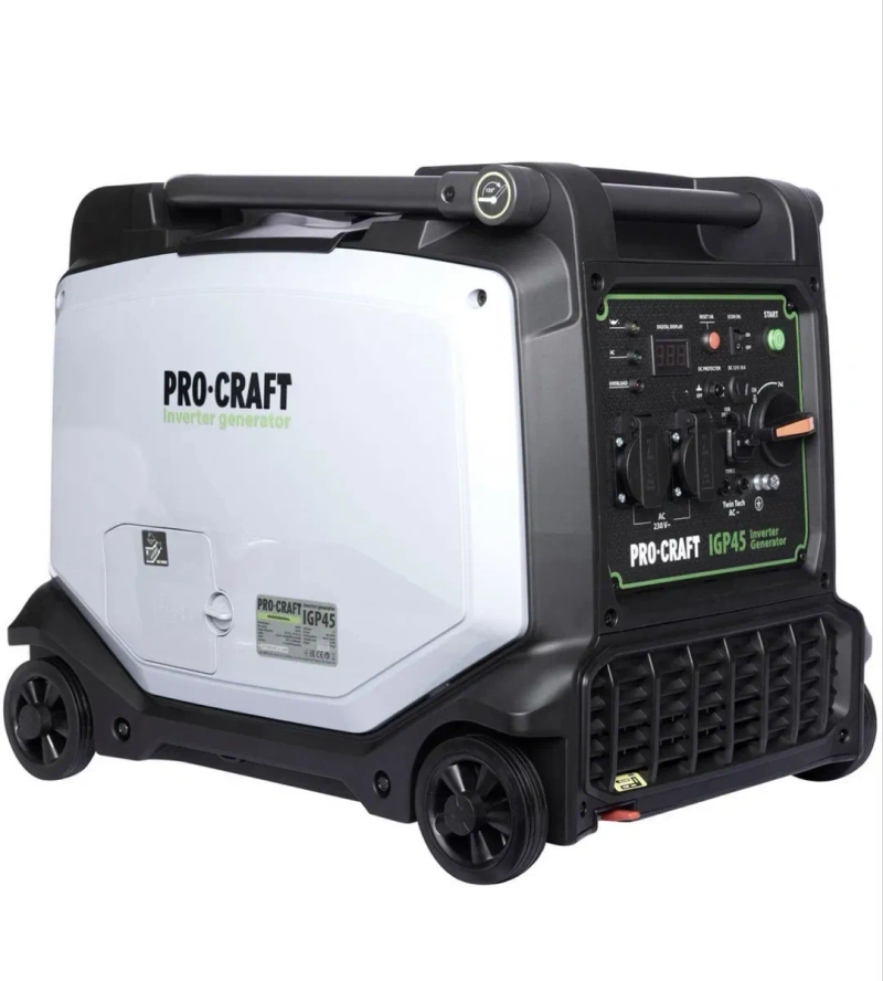Інверторний бензиновий генератор Procraft IGP45 (4,5 кВт) з електростартером | Чиста синусоїда | 4 кВт номінал — фото 4