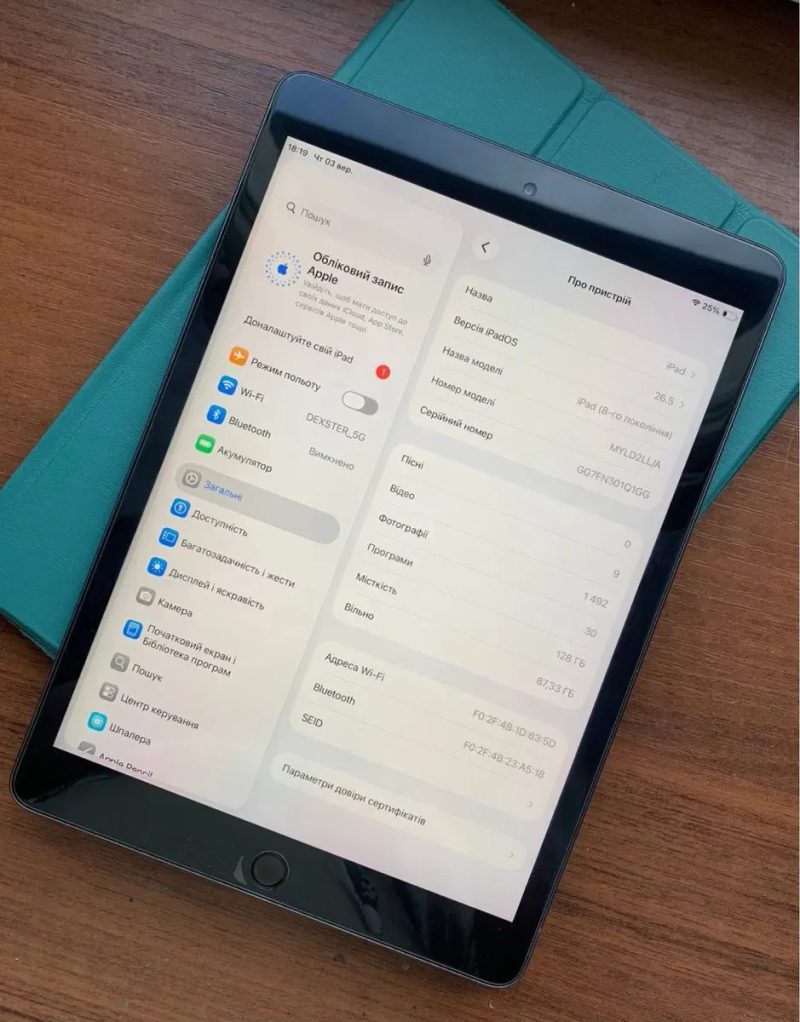 Ipad 8gen 2020 10.2 128gb Neverlock — фото 2