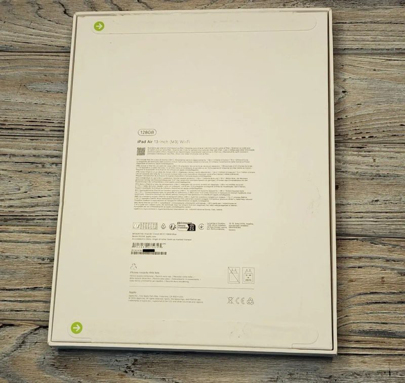 iPad Air 13" 128Gb M3 Blue  (MCNJ4) - 650$ Магазин Гарантия — фото 2