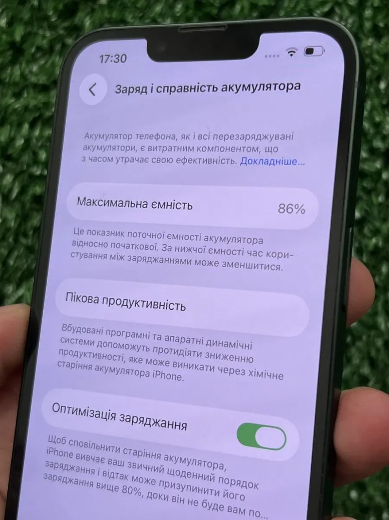 iPhone 13 256gb Green Neverlock в Чудовому стані / АКБ 86%! — фото 6