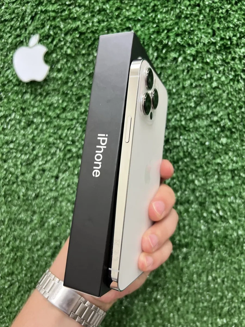 iPhone 13 Pro Max 128gb Silver Neverlock у Відмінному стані / АКБ 100%! — фото 2