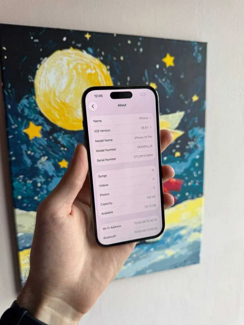 Iphone 14 pro 128 gb, ідеальний стан, магазин, айфон 14 про 128 гб — фото 3