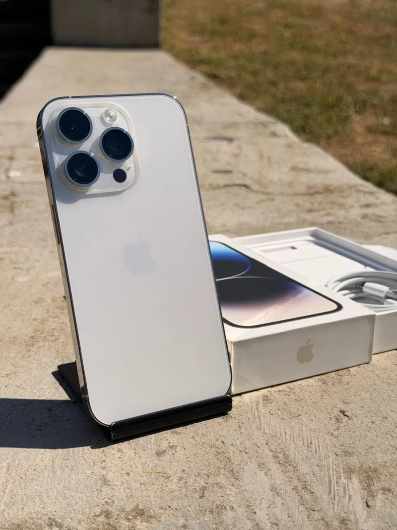 iPhone 14 pro silver 128gb/новий стан/новий акум100%/на подарунок — фото 2