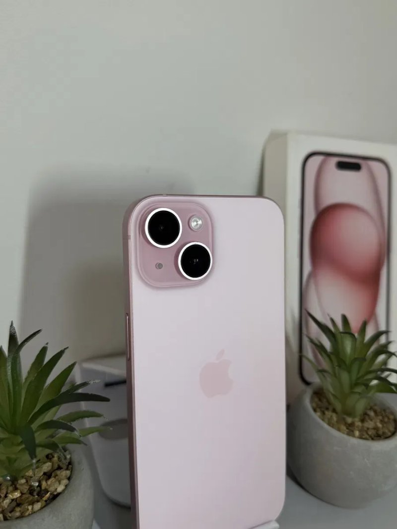iPhone 15 128 GB Pink/ Neverlock/ 85% АКБ/ Айфон 15 128 ГБ Розовый — фото 2