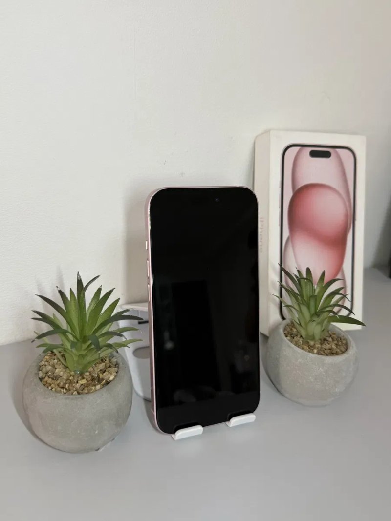 iPhone 15 128 GB Pink/ Neverlock/ 85% АКБ/ Айфон 15 128 ГБ Розовый — фото 4