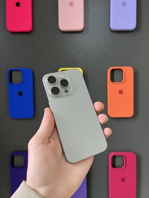 iPhone 15 Pro 256 gb Natural Titanium Neverlock + Гарантія