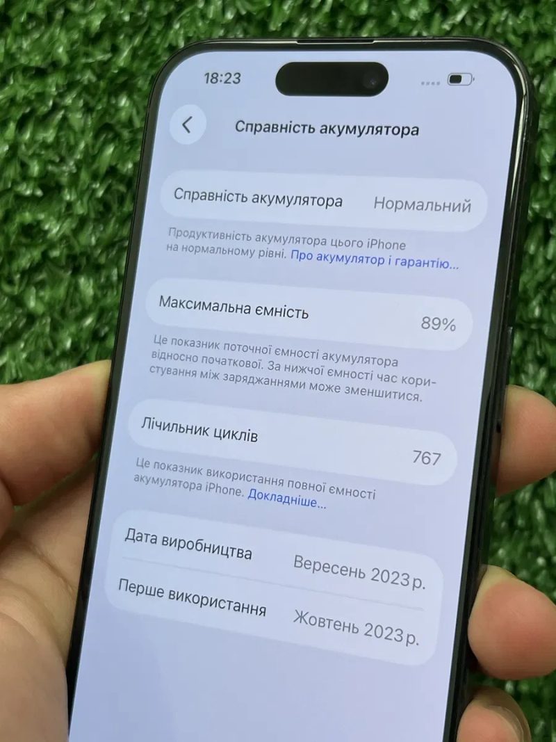 iPhone 15 Pro 256gb Black T. Neverlock в Чудовому стані / АКБ 89%! — фото 6
