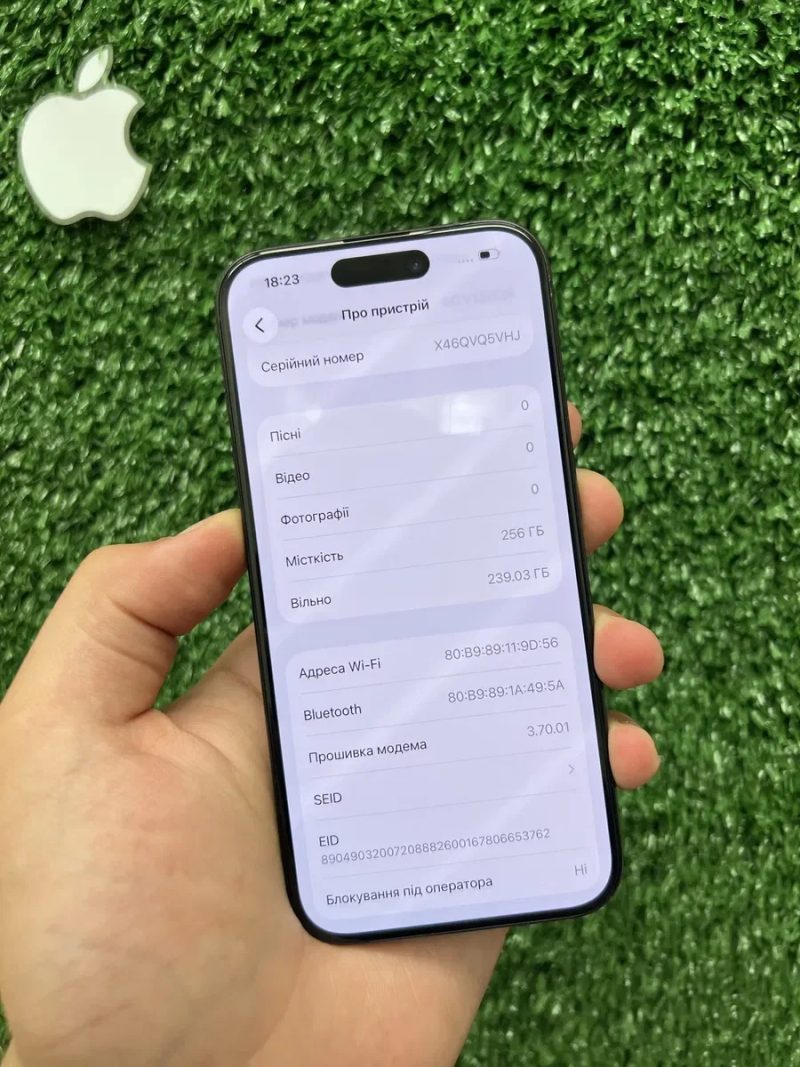 iPhone 15 Pro 256gb Black T. Neverlock в Чудовому стані / АКБ 89%! — фото 7