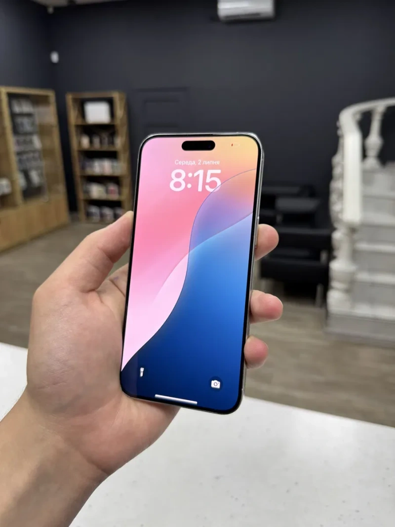 iPhone 15 Pro Max 256gb White Titanium Neverlock від Магазину! — фото 3