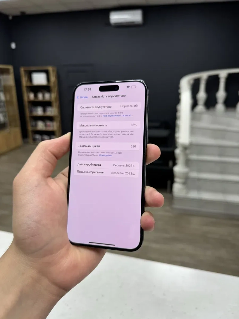 iPhone 15 Pro Max 512gb Blue Titanium Unlock з Гарантією! — фото 5