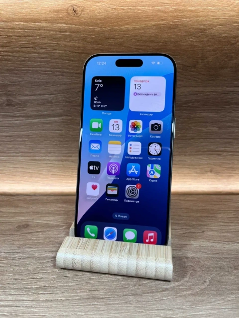 iPhone 16 Pro 128 Natural !! АКБ: 100% !! №: 2219 !! СТАН ІДЕАЛЬНИЙ !!! З США !! Айфон купити оригінал !!