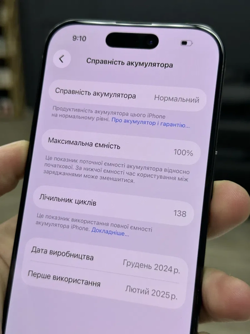 iPhone 16 Pro 128gb Black Titanium Neverlock Ідеальний стан / АКБ 100% — фото 5