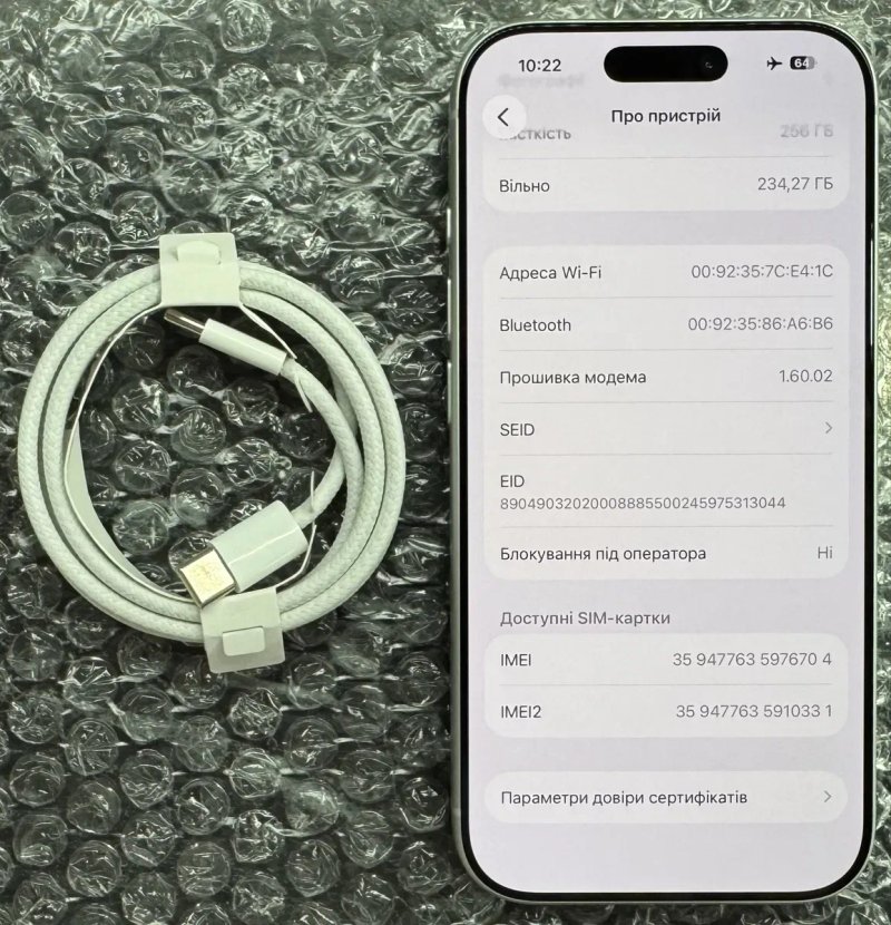 iPhone 17 pro 256Gb eSim 100% батарея $1050 — фото 5