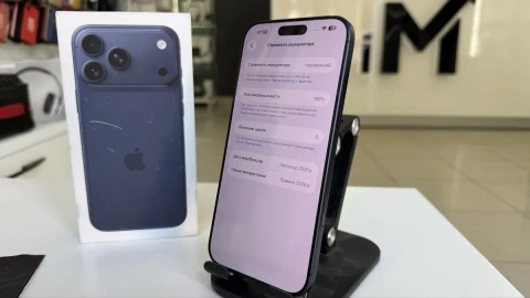 iPhone 17 Pro Max 512Gb Deep Blue 100% АКБ 6 циклів Офіційний Фіз Сім 1250€