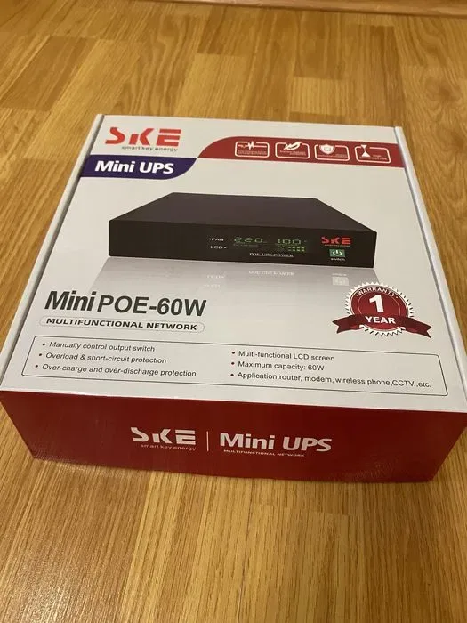 Источник бесперебойного питания Mini UPS POE-60W 17 600 mAh — фото 5