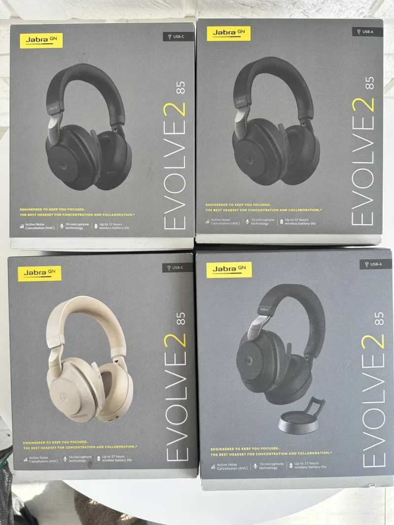 Jabra Evolve 2 85  USB-A-С гарнітура навушники опт нові оригінал — фото 2