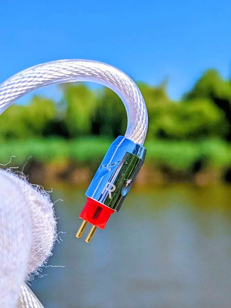 кабель для iem наушников mmcx 2pin 0.78 lytz type6 серебро,медь,золото — фото 2