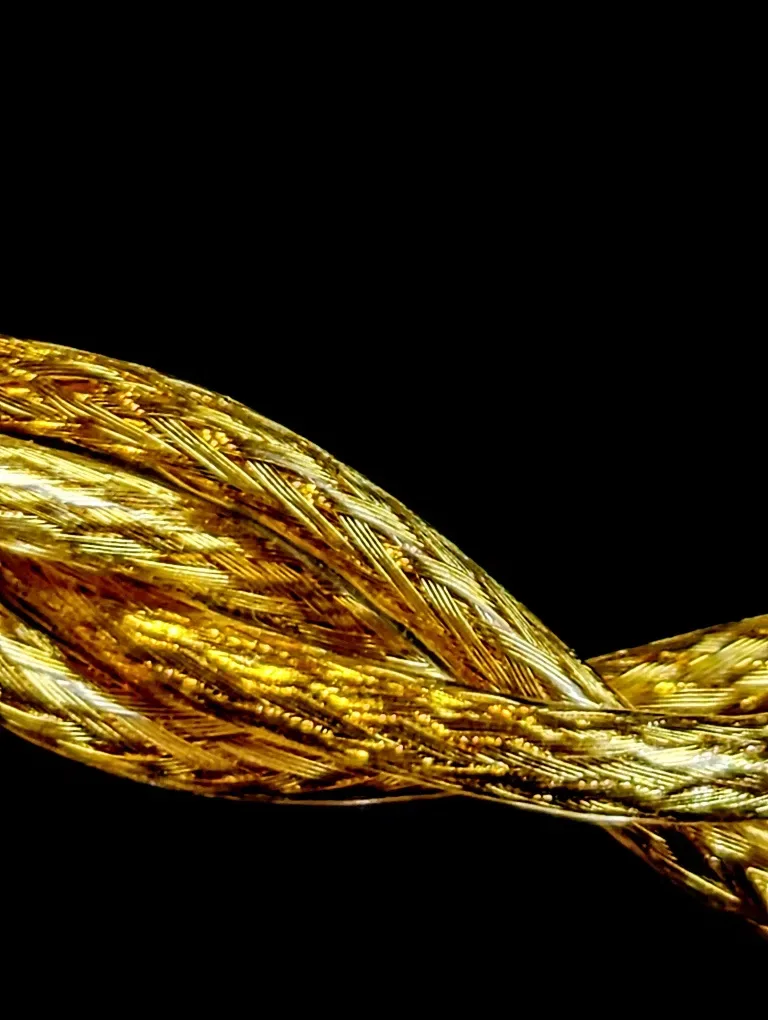 Кабель iem  hi fi mmcx 2 pin 0.78 7N OCC монокристаллічна мідь з позолотою — фото 5