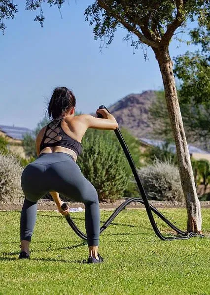 Канат тренувальний для кросфіта 12м Battle Rope WCG 38х12 — фото 6