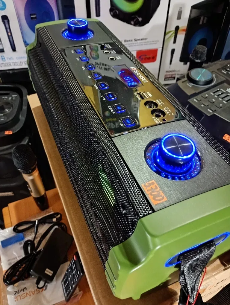 Караоке акустика SUNSUI(блютуз,SD,USB) ПультДУ,микрофон — фото 7