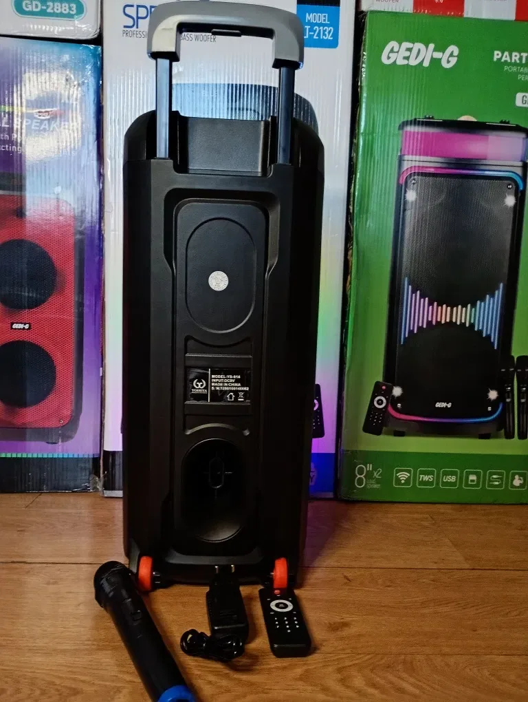 Караоке акустика Yoshita(блютуз,USB,SD, FM-радио) ПультДУ, микрофон. — фото 6