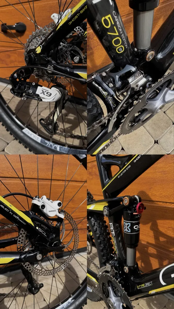 КАРБОНОВИЙ ВЕЛОСИПЕД GHOST RT LECTOR 5700 26" (Trek Cube Scott Giant Bulls Focus Cannondale Specialized Kellys Haibike Orbea Merida) — фото 5