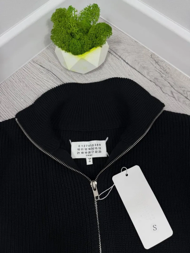 Кардиган Maison Margiela чорний Чоловічий кардиган Мейсон Марджела вʼязаний — фото 3