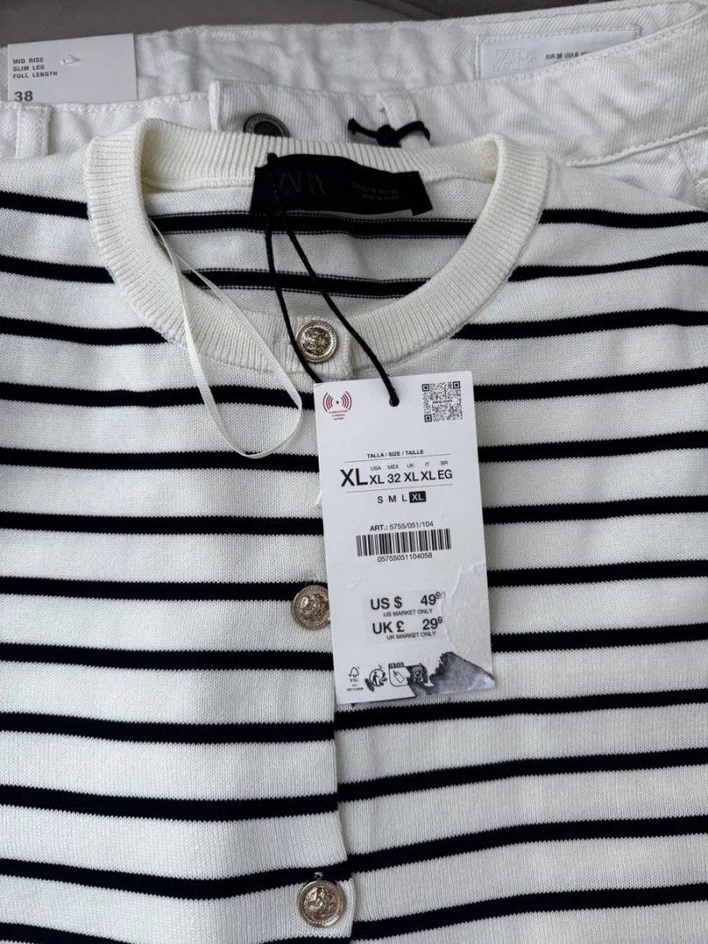 Кардиган в смужку Zara — фото 4